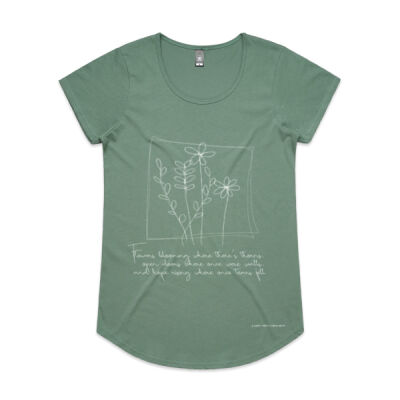 Daises (white print) - Women's T SHIRT Thumbnail